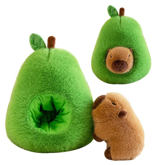 Peluche capibara en palta